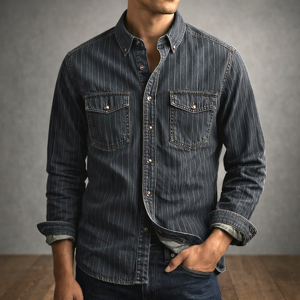 Camisa masculina vintage