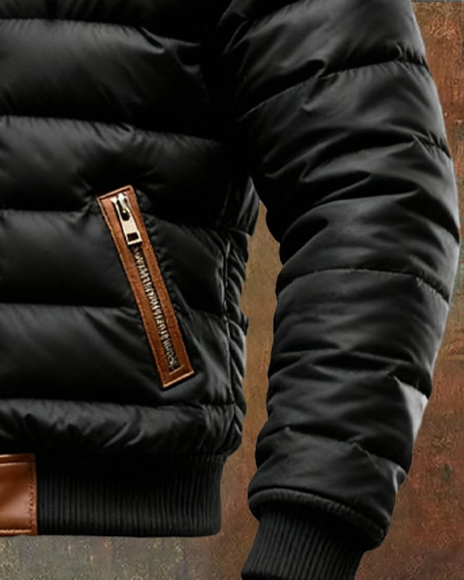 Casaco elegante com forro polar