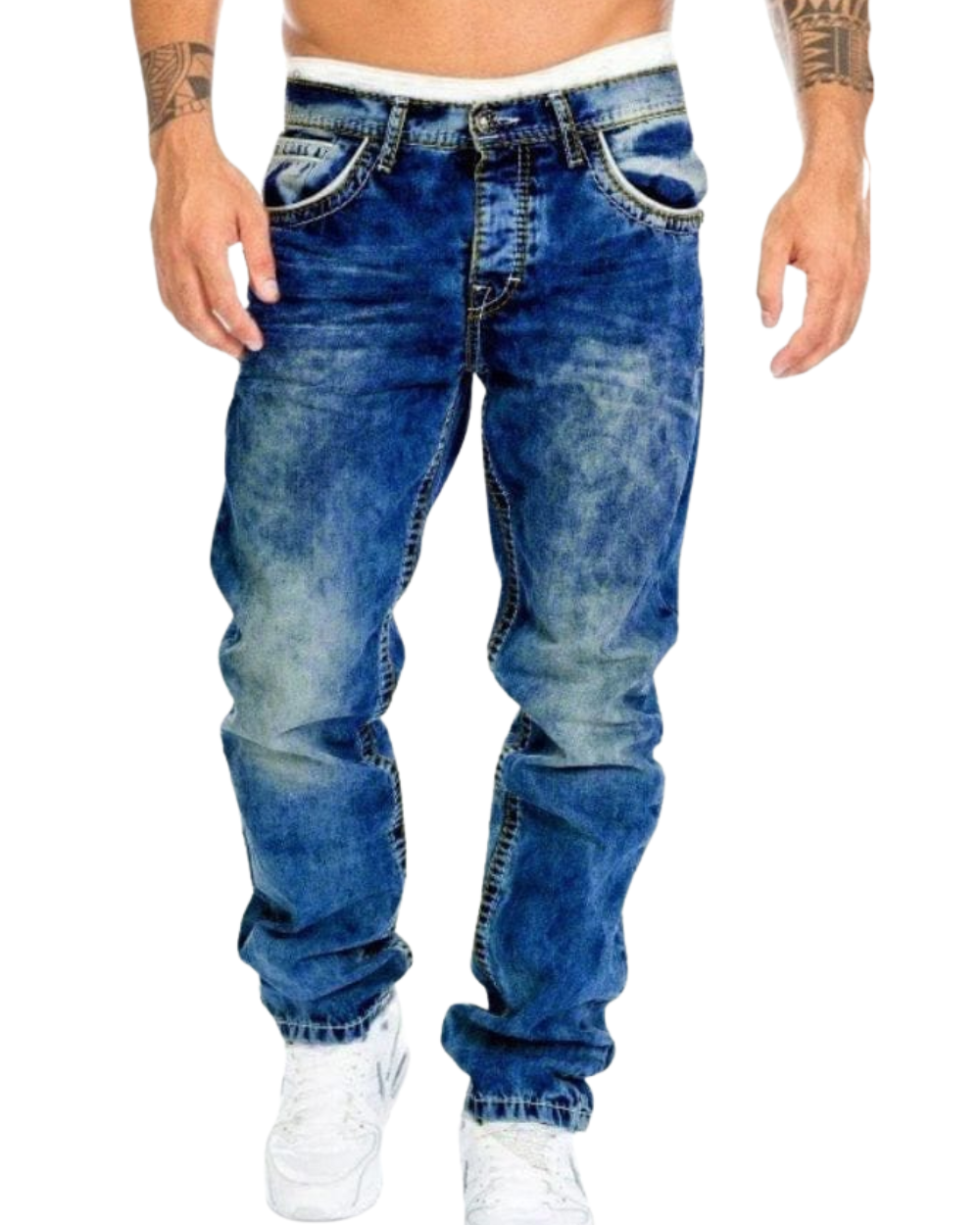 Biker-Jeans
