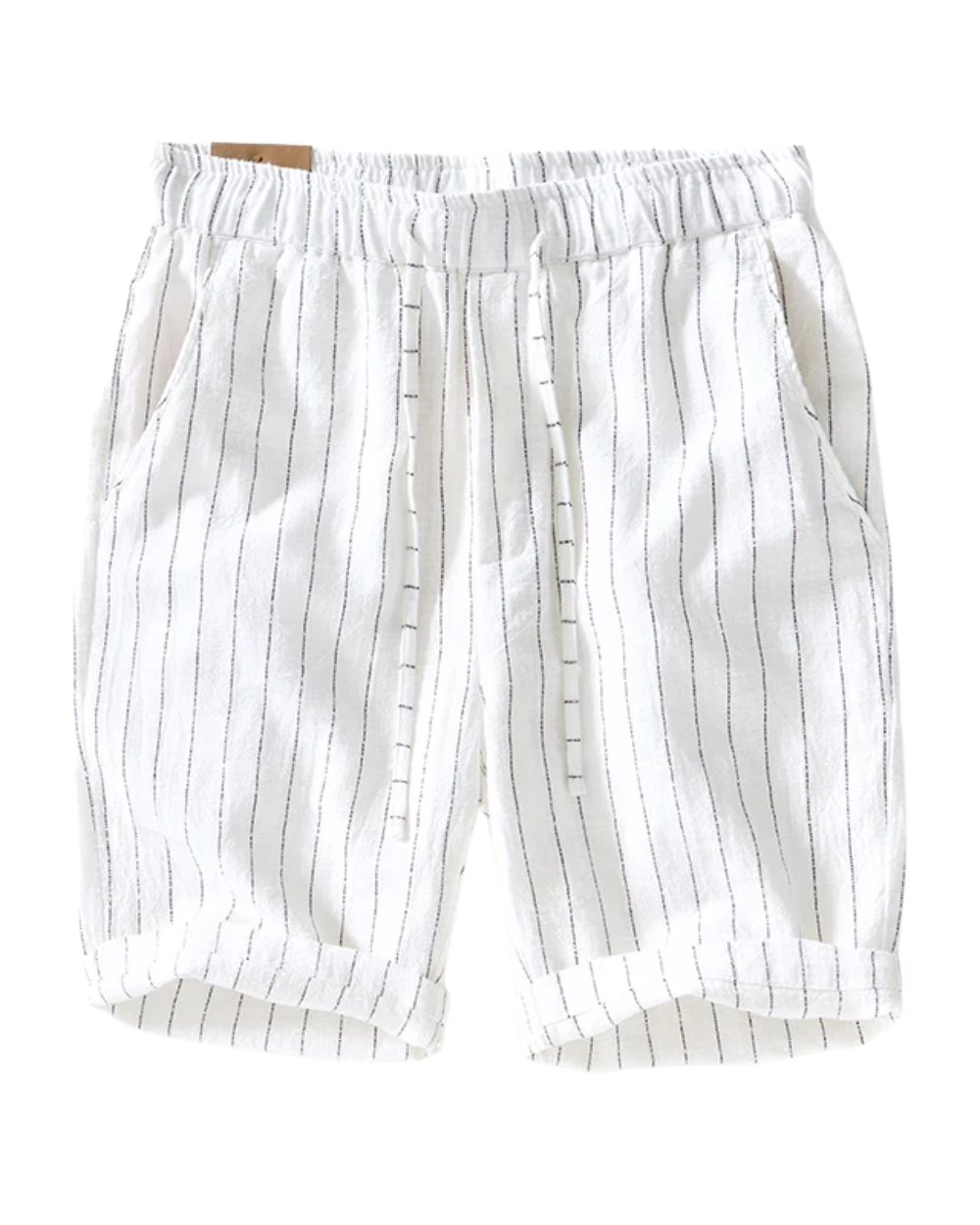 Elegante Shorts aus Baumwolle und Leinen