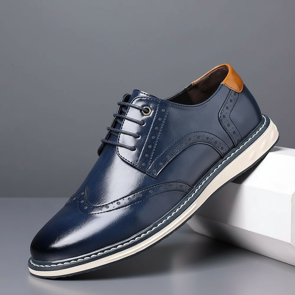 Elegante Oxford-Lederschuhe