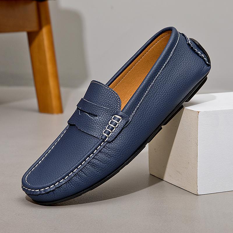 Mocassins de couro chiques