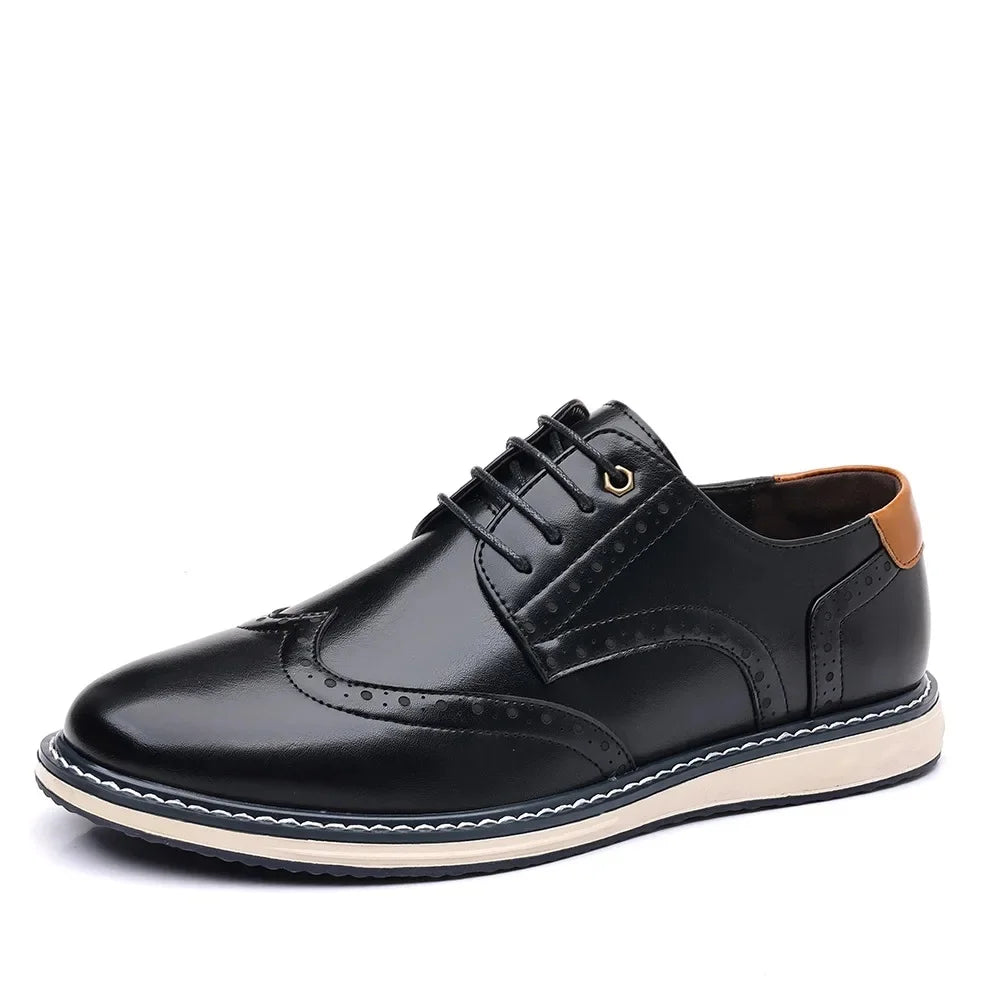 Elegante Oxford-Lederschuhe