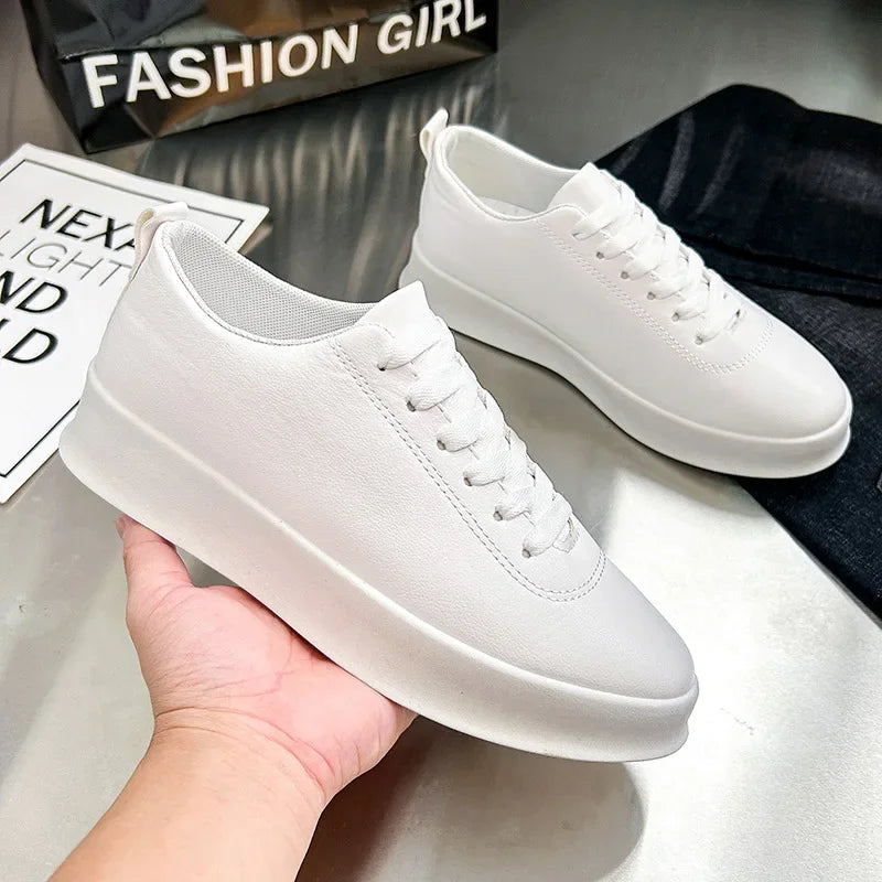 Sapatos de couro elegantes