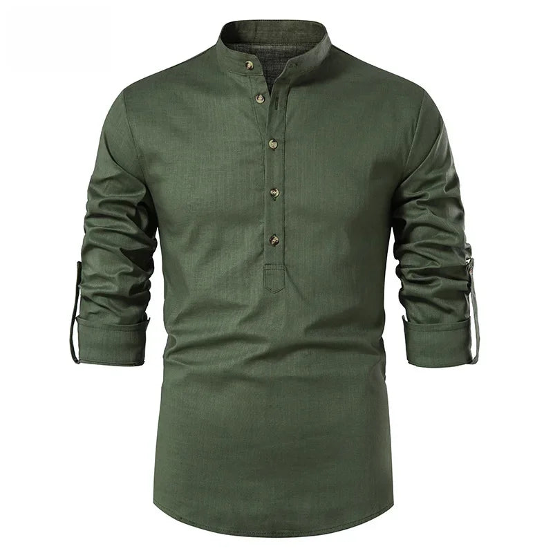 Elegantes Leinenhemd