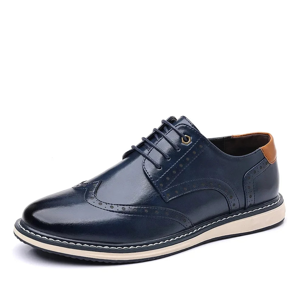 Elegante Oxford-Lederschuhe