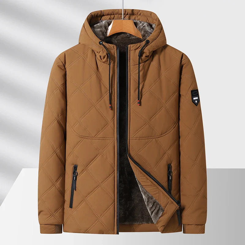 Casaco elegante com forro polar