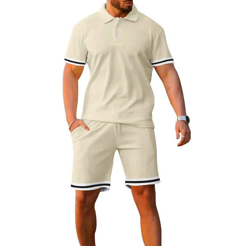 Elegantes Poloshirt-Set