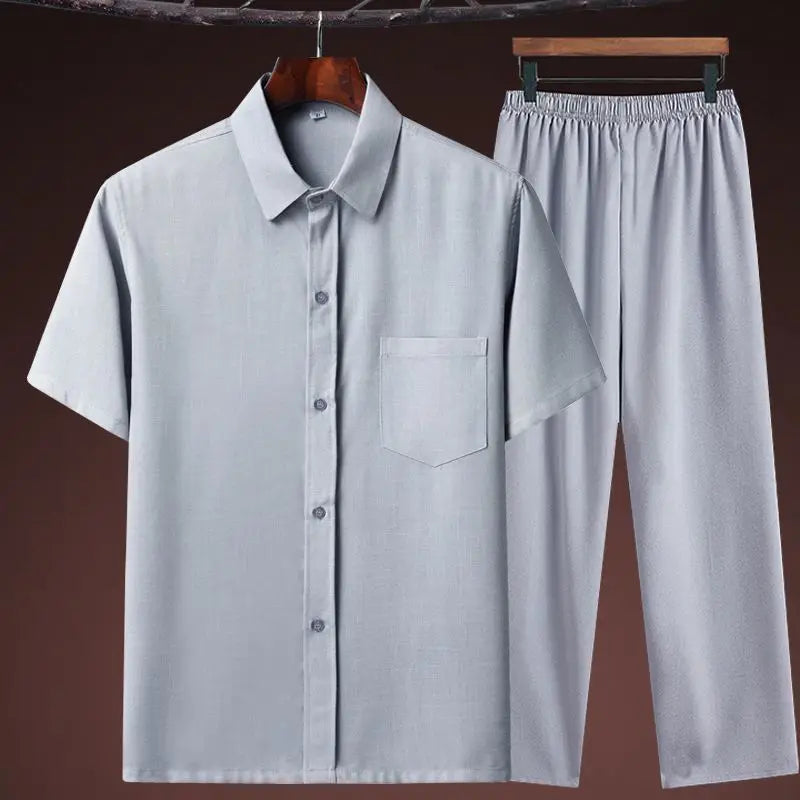 Conjunto de verão elegante e leve