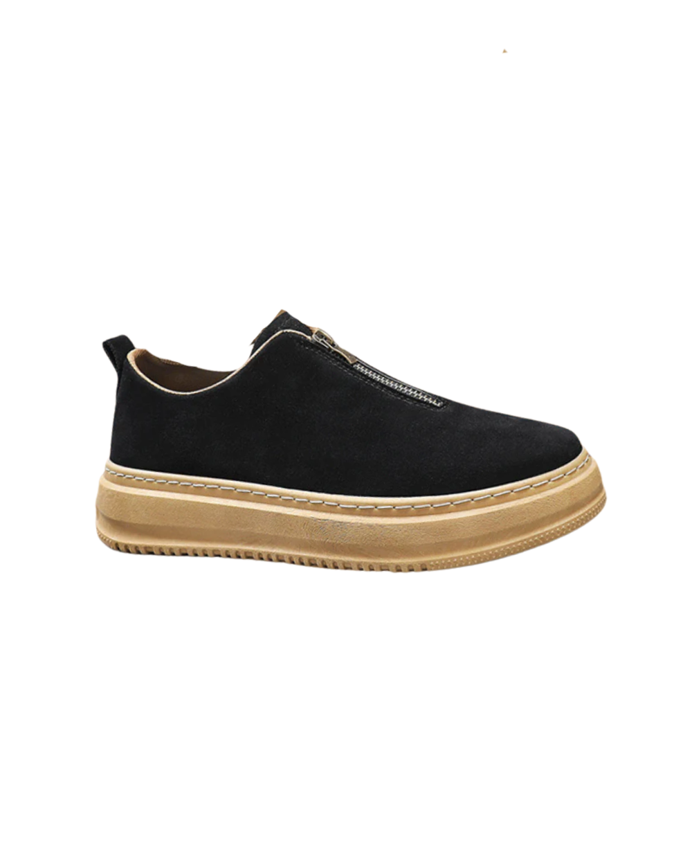 Sapatos elegantes de camurça