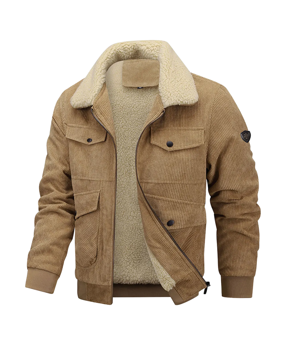 Casaco de bombazina elegante