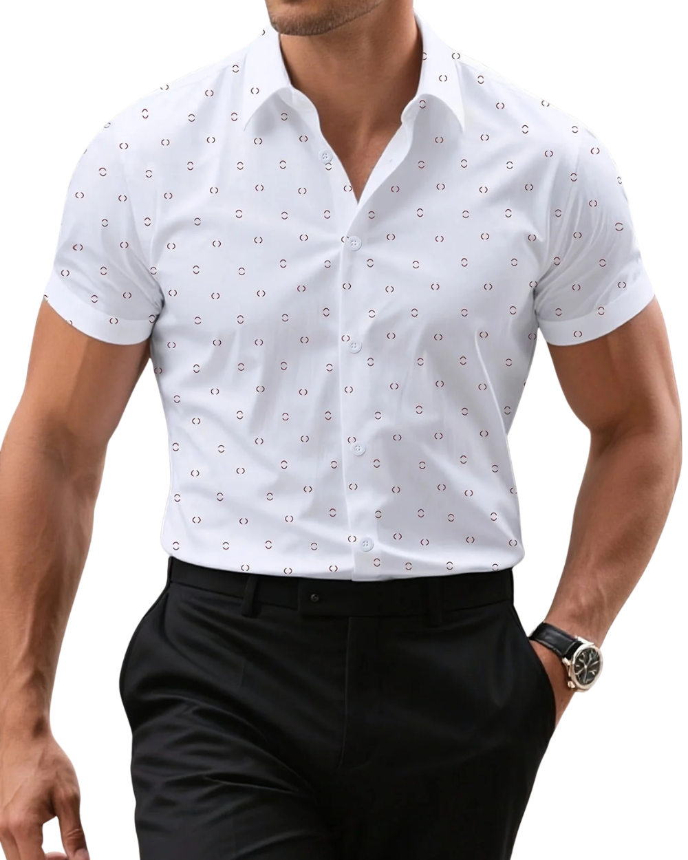 Elegantes Kurzarmhemd
