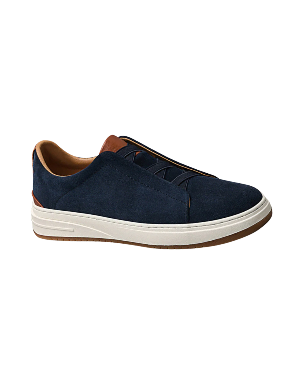 Sapatos elegantes de camurça
