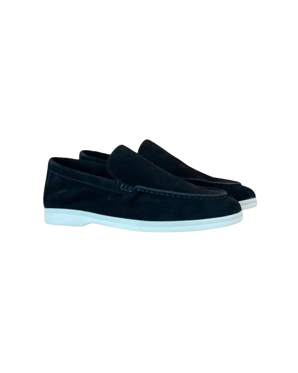 Mocassins casuais de camurça