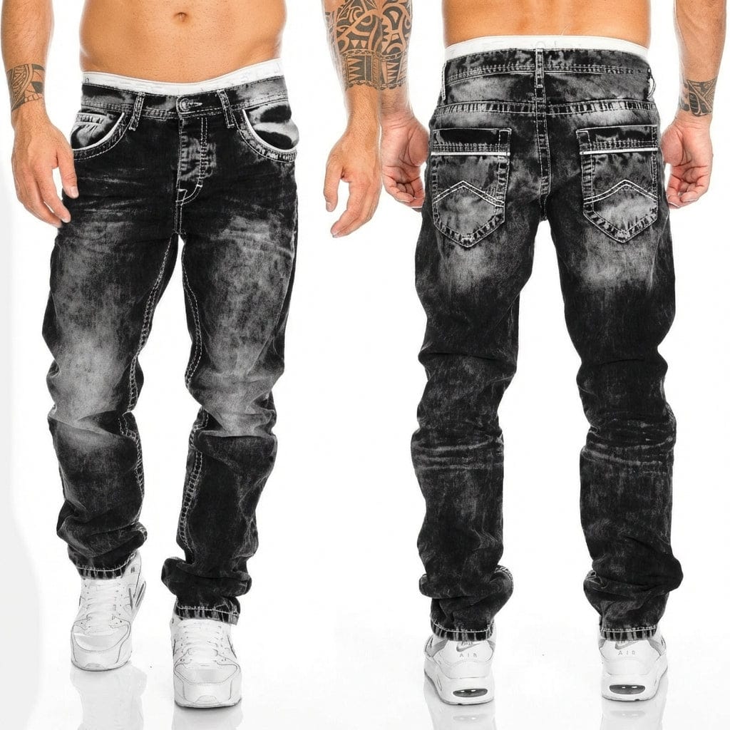 Biker-Jeans
