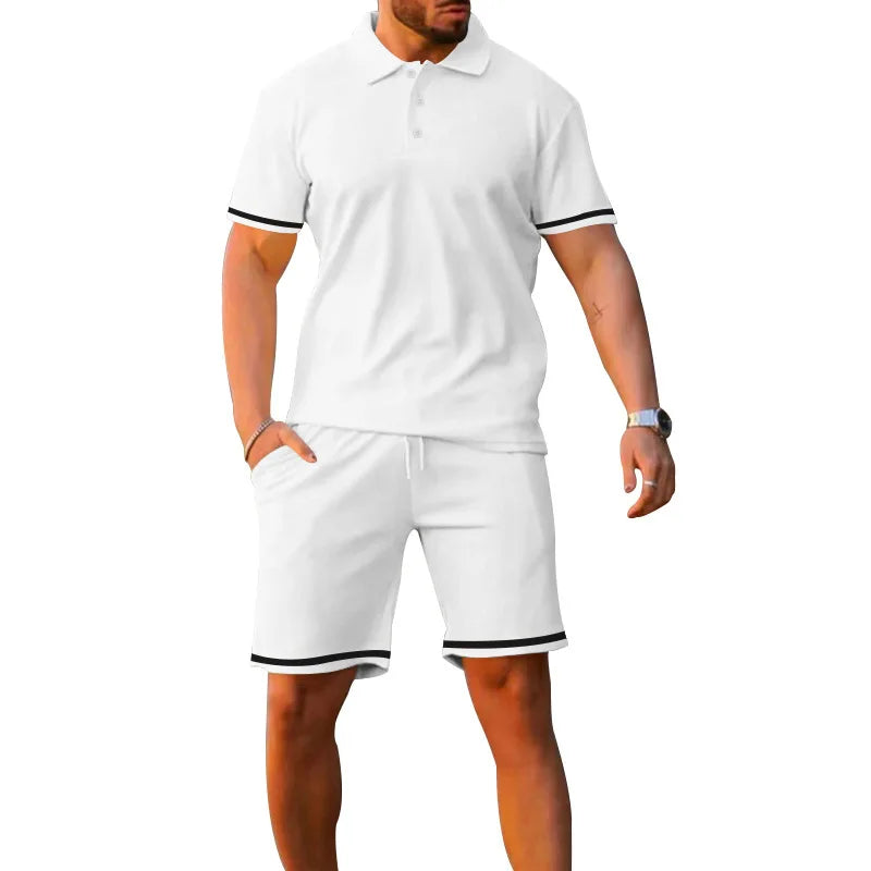 Elegantes Poloshirt-Set
