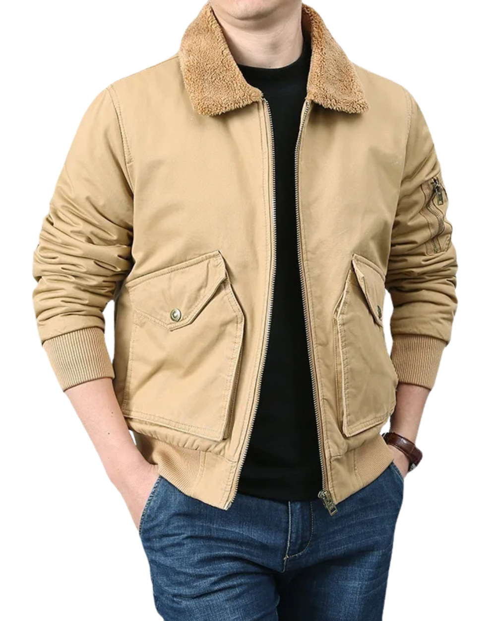 Elegante Bomberjacke