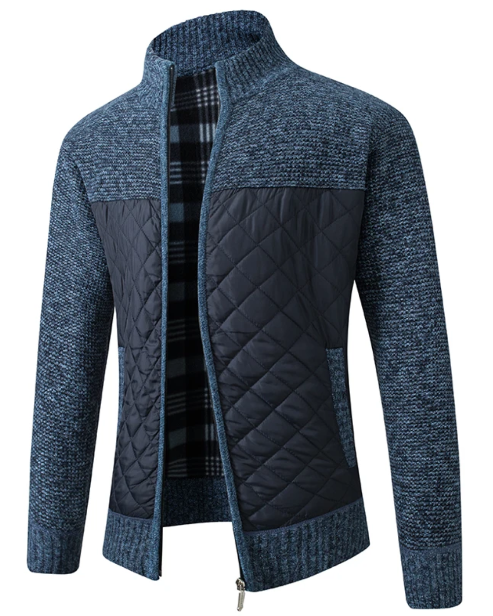 Casaco elegante e chique em malha